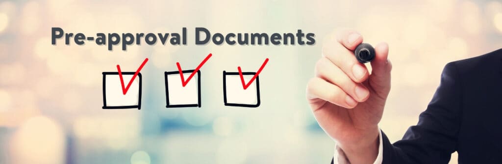 mortgage pre-approval documents checklist