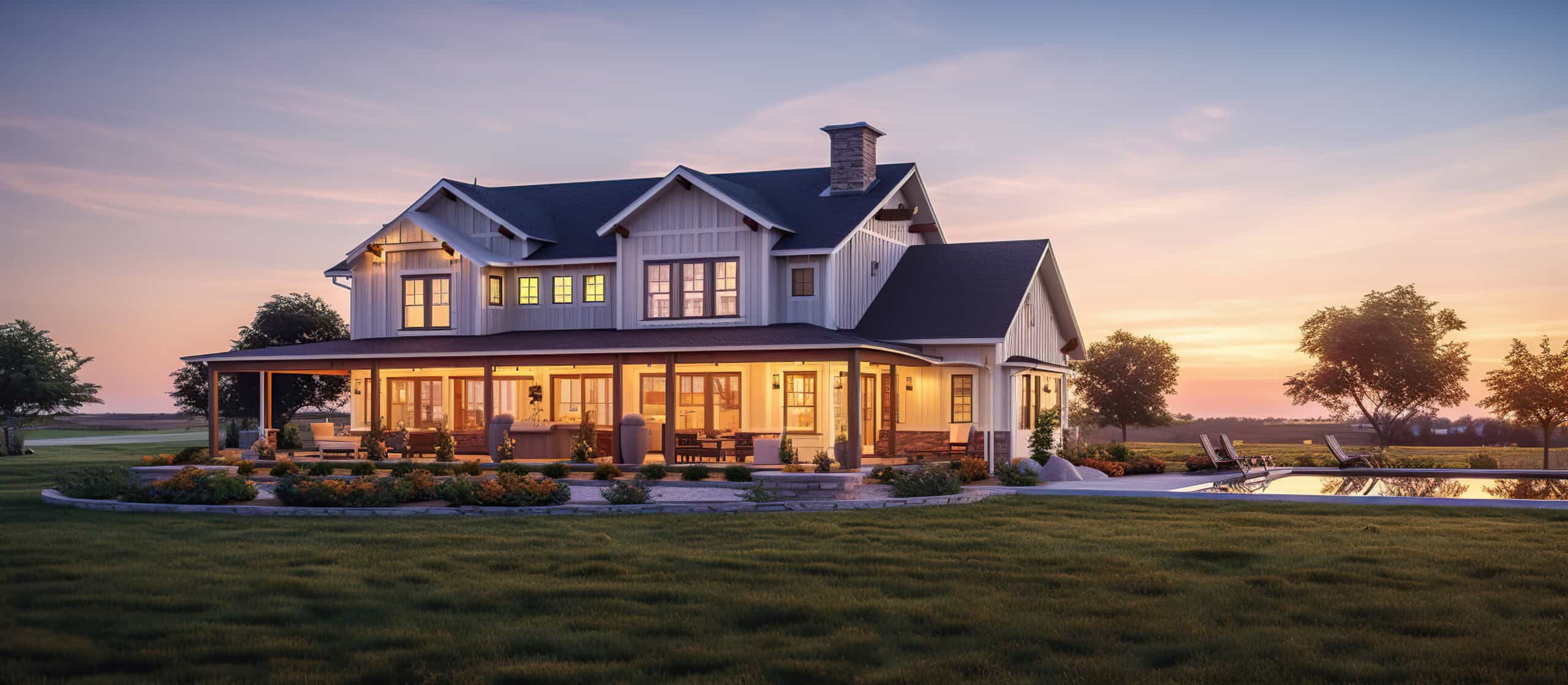 modern farmhouse featured on the conventional loan guide