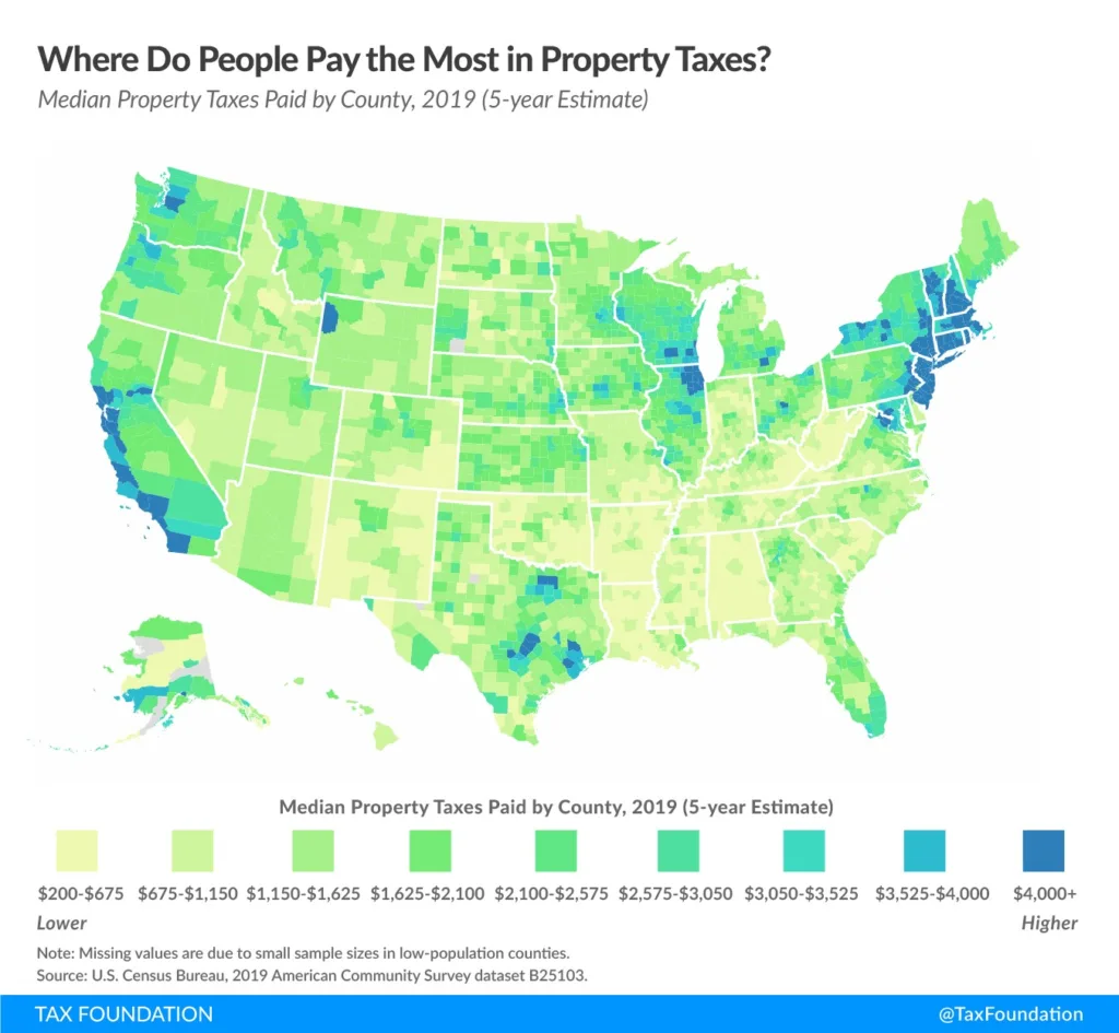 Property taxes by county. 2021 county property tax paid map. Which county has the highest property tax rate Are property taxes by city or county Who pays the most property taxes in America 01 1 jpg