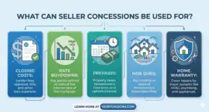 Uses of seller concessions explained visually