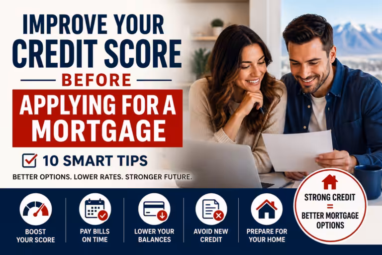 improve your credit score before applying for a mortgage with 10 smart homebuyer tips