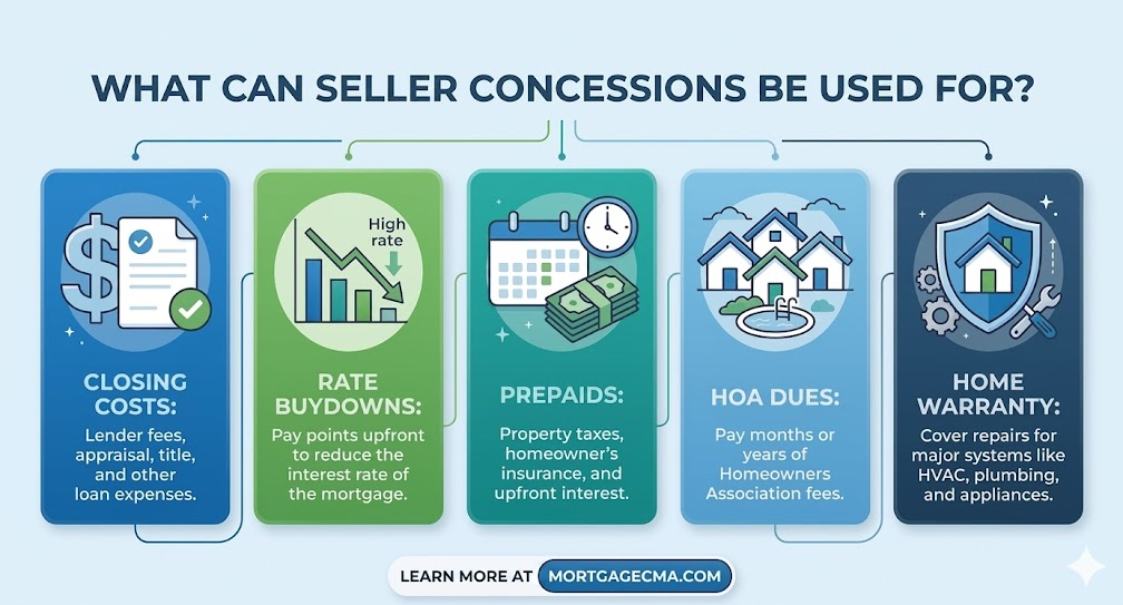 Understanding Seller Concessions and Credits for Home Buyers what can seller concessions be used for buying a house